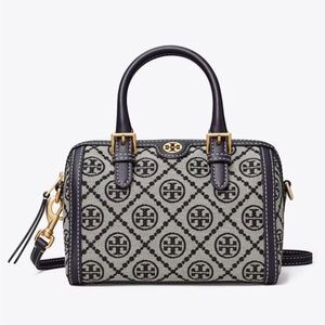 Tory Burch MINI T MONOGRAM BARREL BAG